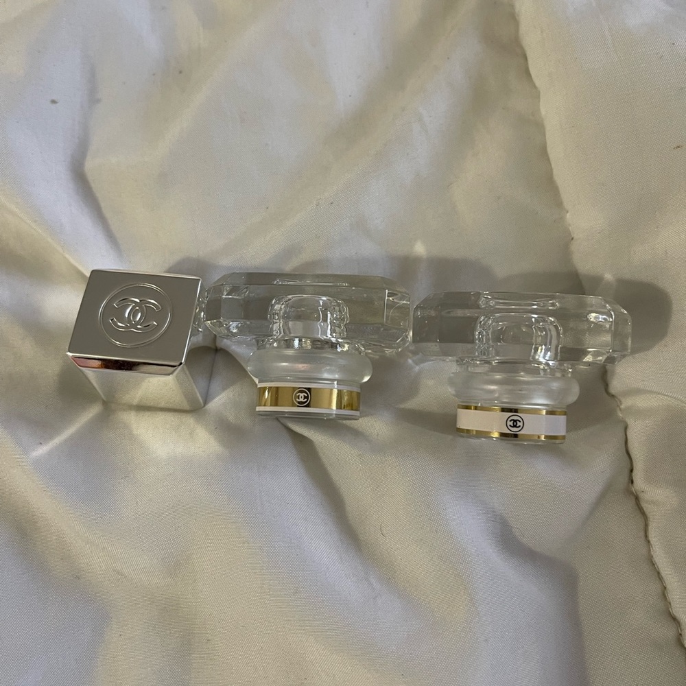 Authentic Chanel bottle caps